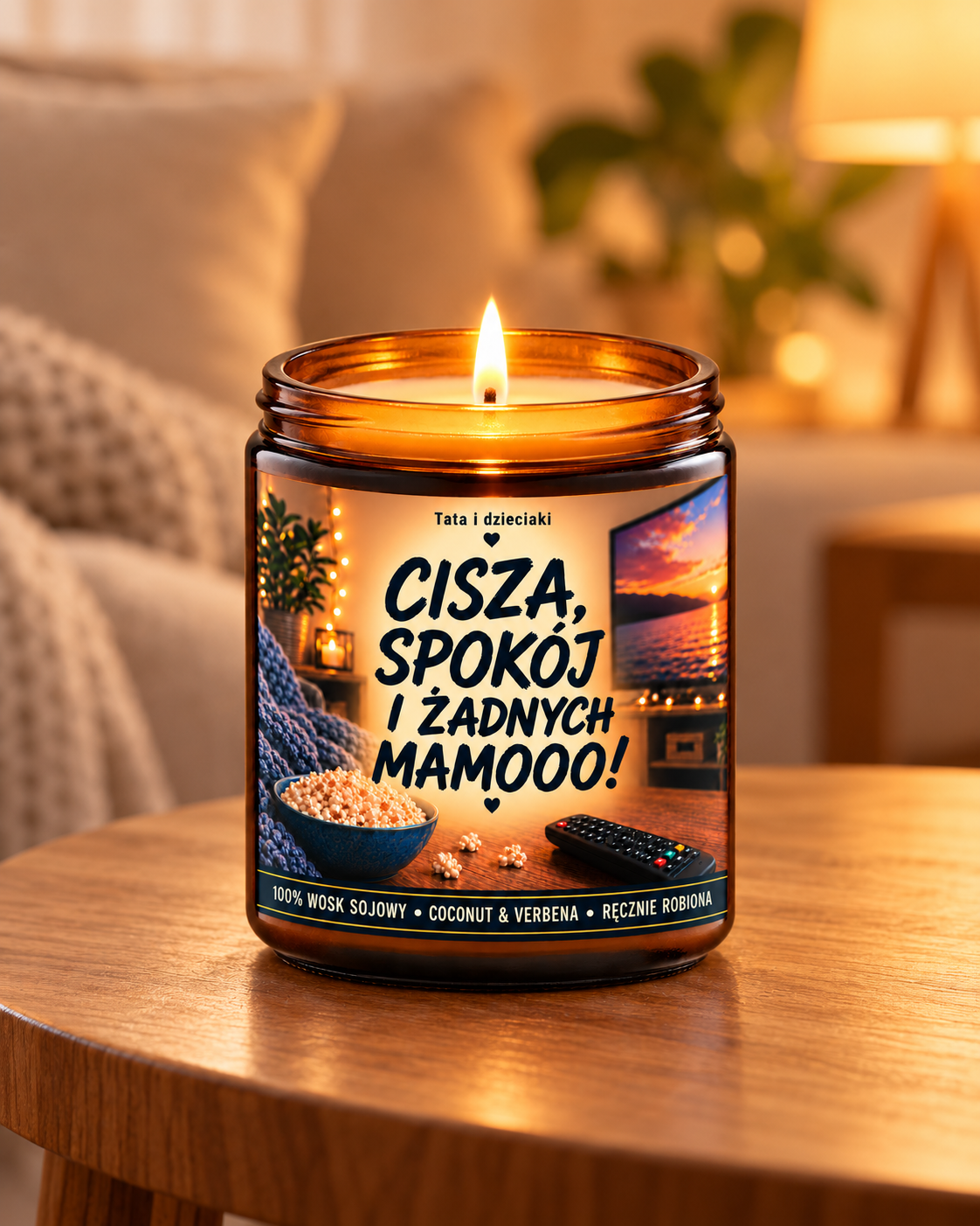 Świeca sojowa Cisza