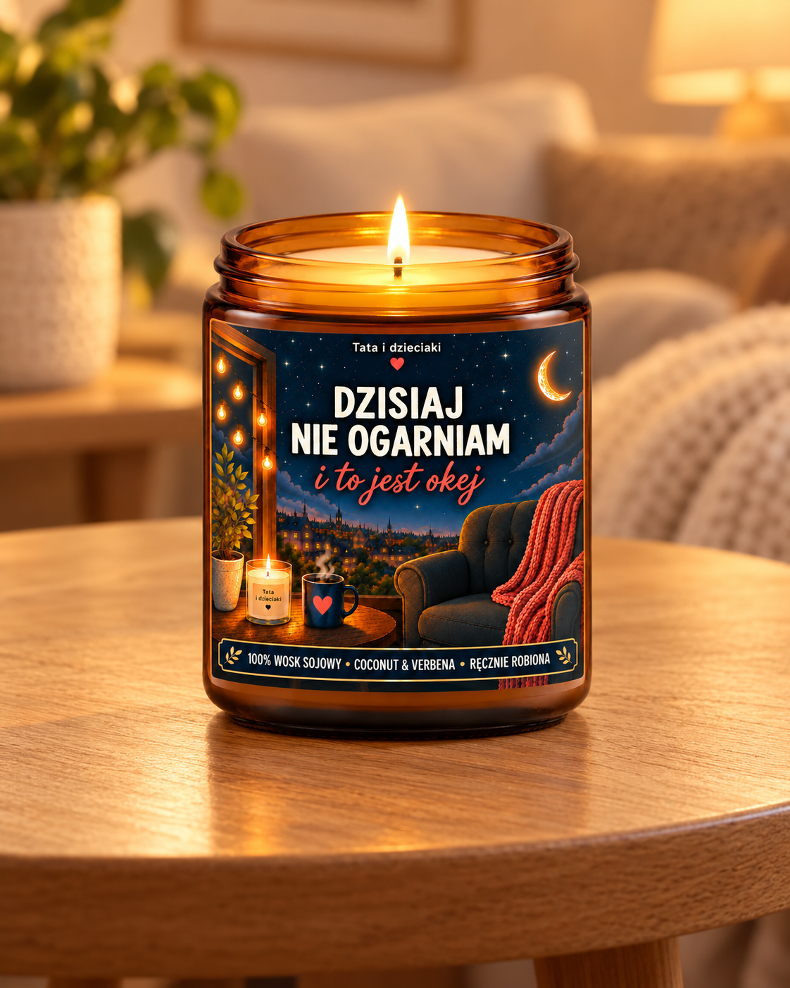 Świeca sojowa Nie Ogarniam