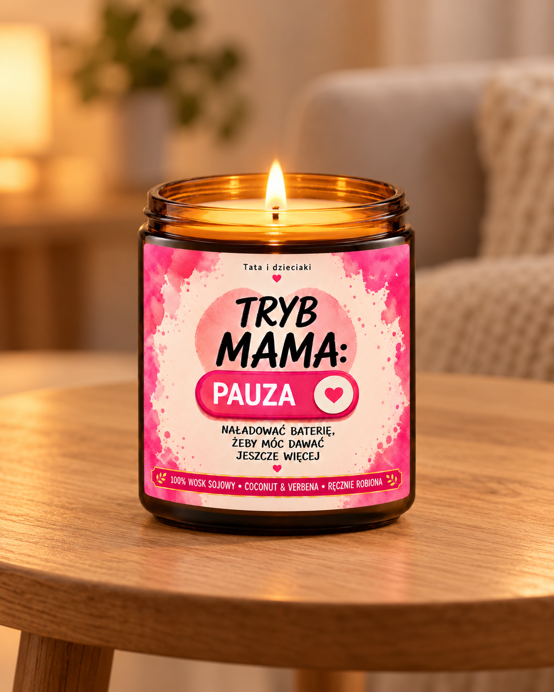 Świeca sojowa Tryb Mama