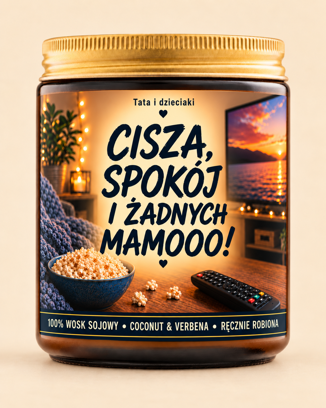 Świeca sojowa Cisza