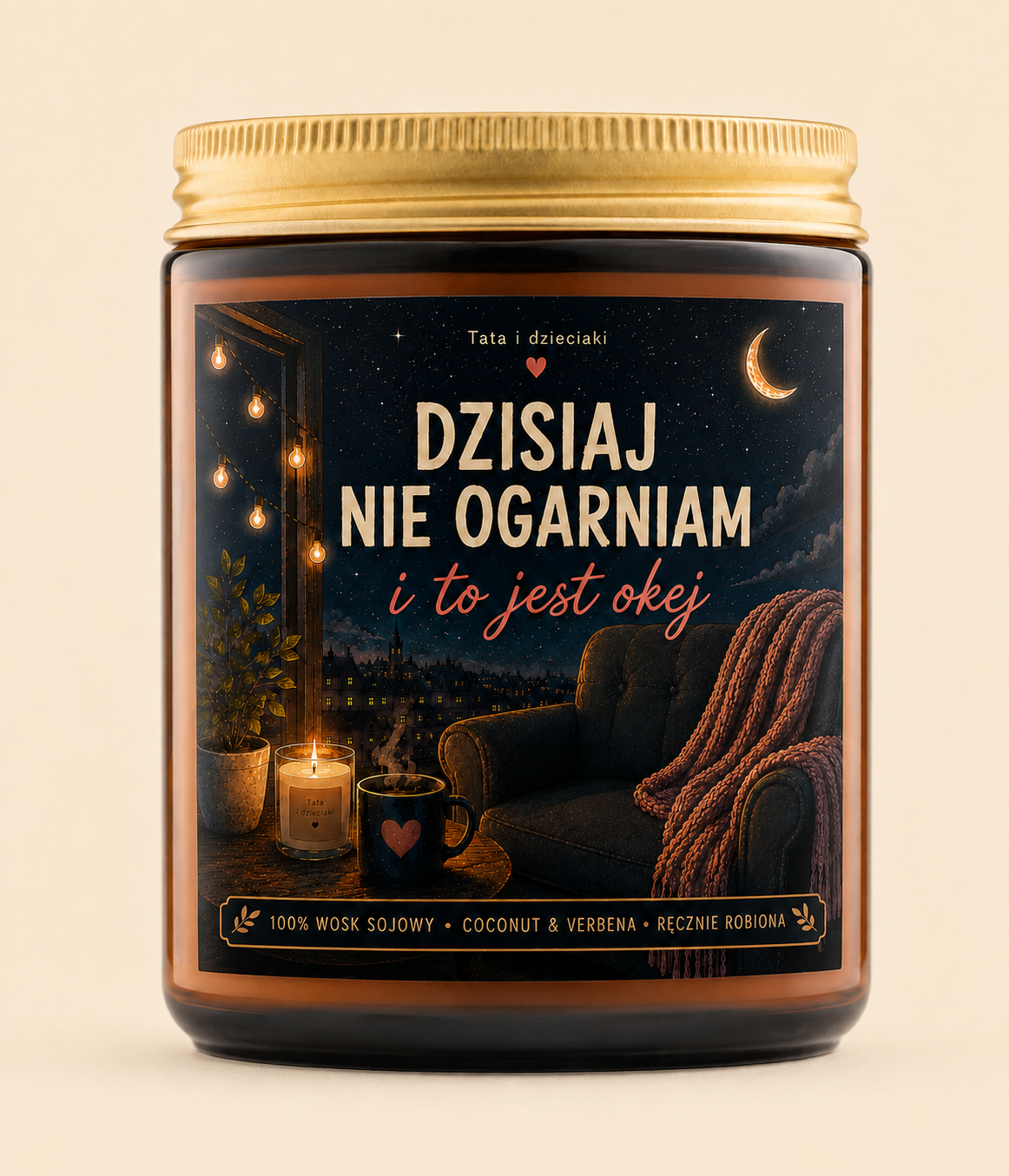 Świeca sojowa Nie Ogarniam