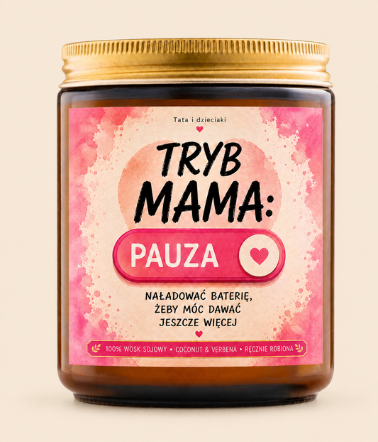 Świeca sojowa Tryb Mama