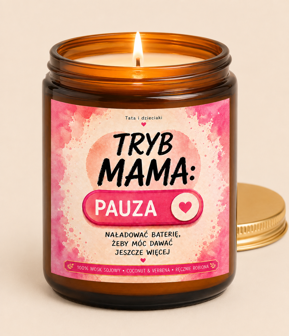 Świeca sojowa Tryb Mama