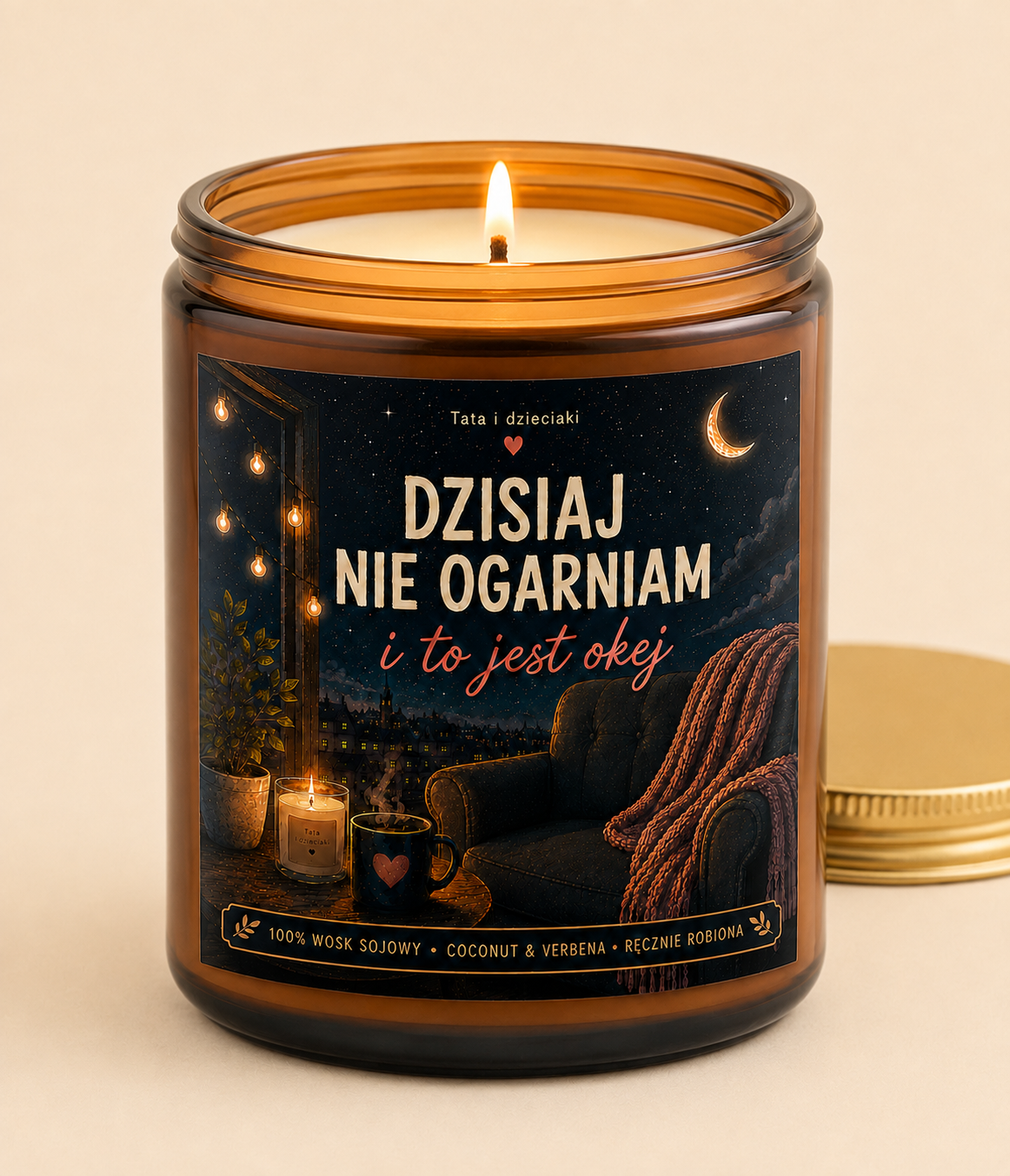 Świeca sojowa Nie Ogarniam