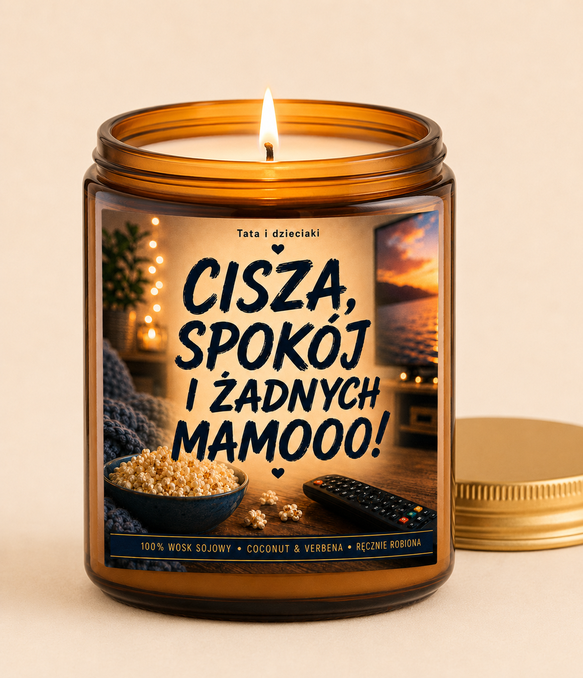 Świeca sojowa Cisza