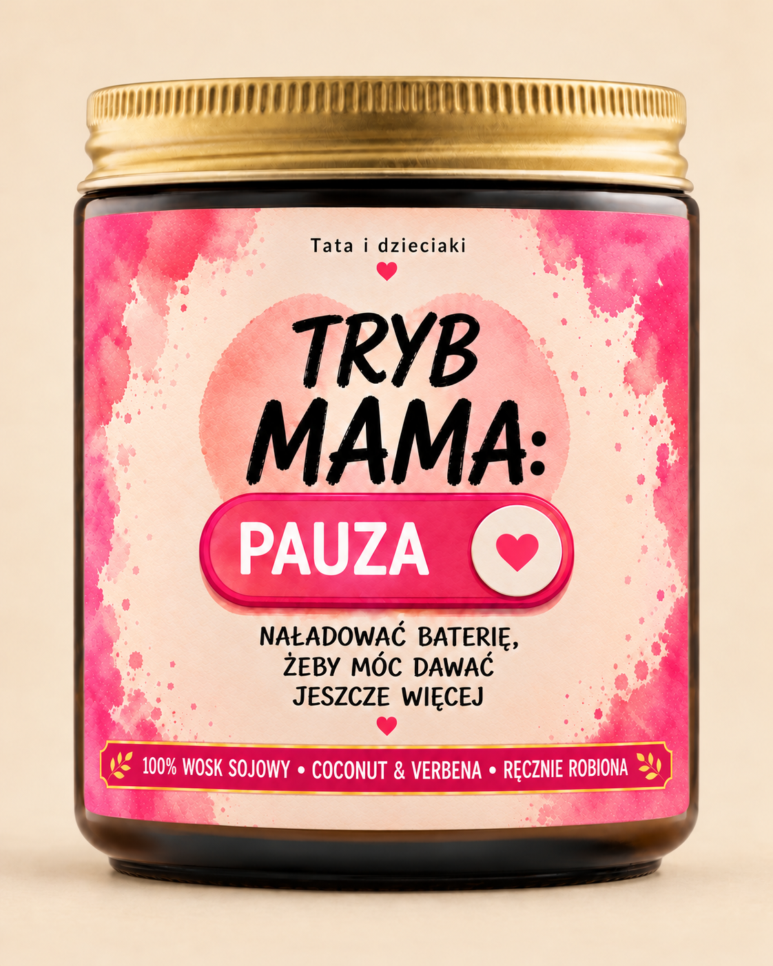 Świeca sojowa Tryb Mama
