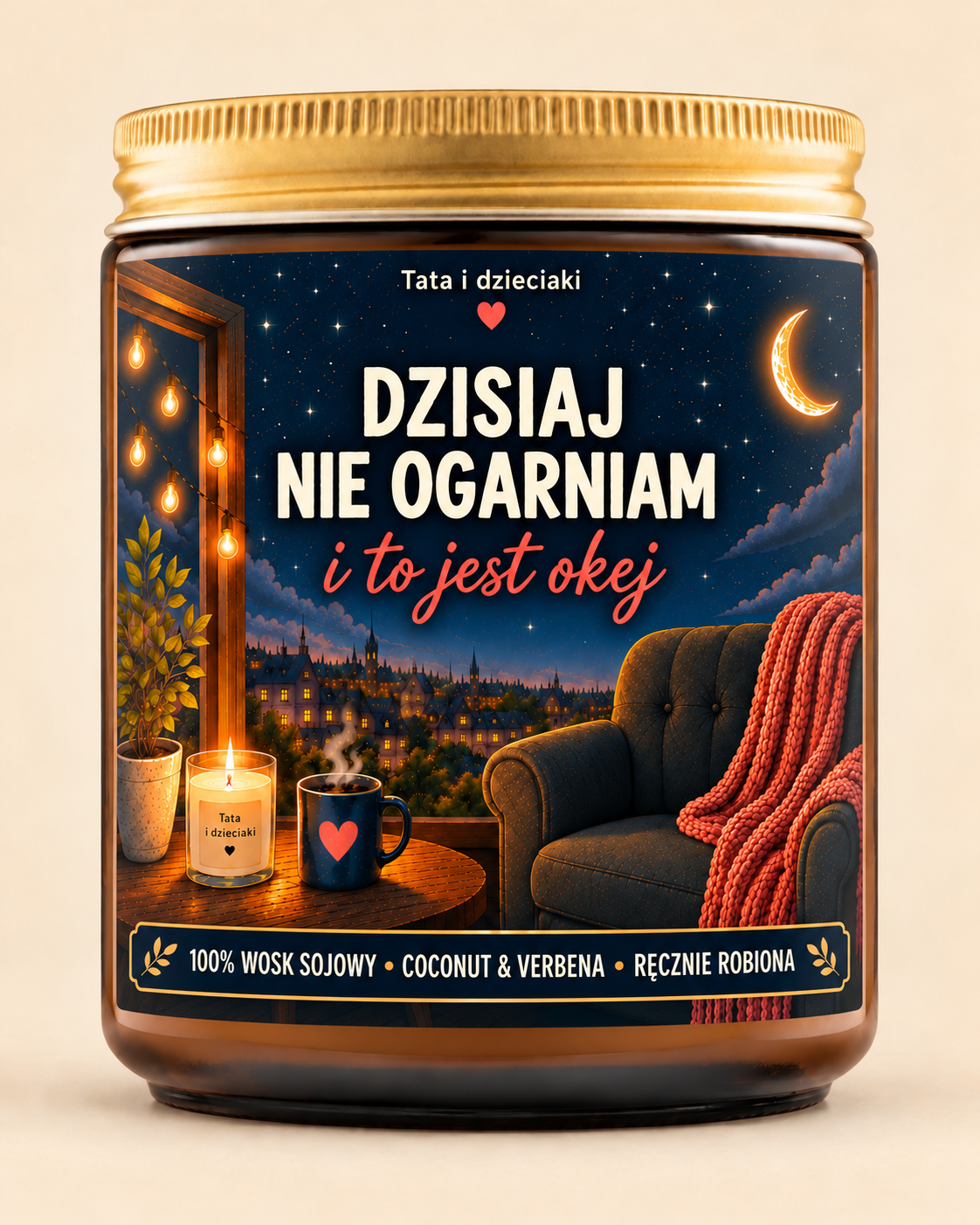 Świeca sojowa Nie Ogarniam