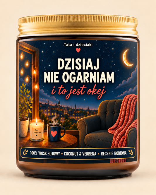 Świeca sojowa Nie Ogarniam
